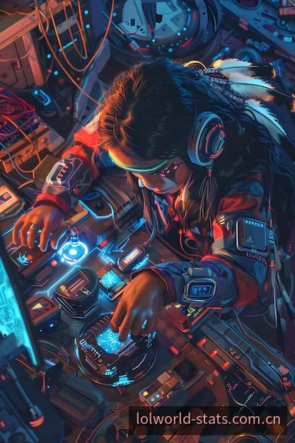 电竞战队在比赛中协作的场景